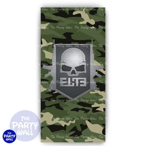 Call of Duty - Funda para mampara de punta redonda o rectangular Mampara de punta redonda