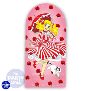 Candy Candy - Funda para mampara de punta redonda o rectangular Mampara de punta redonda