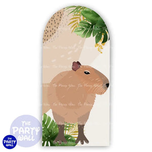 Capibara - Funda para mampara de punta redonda o rectangular Mampara de punta redonda