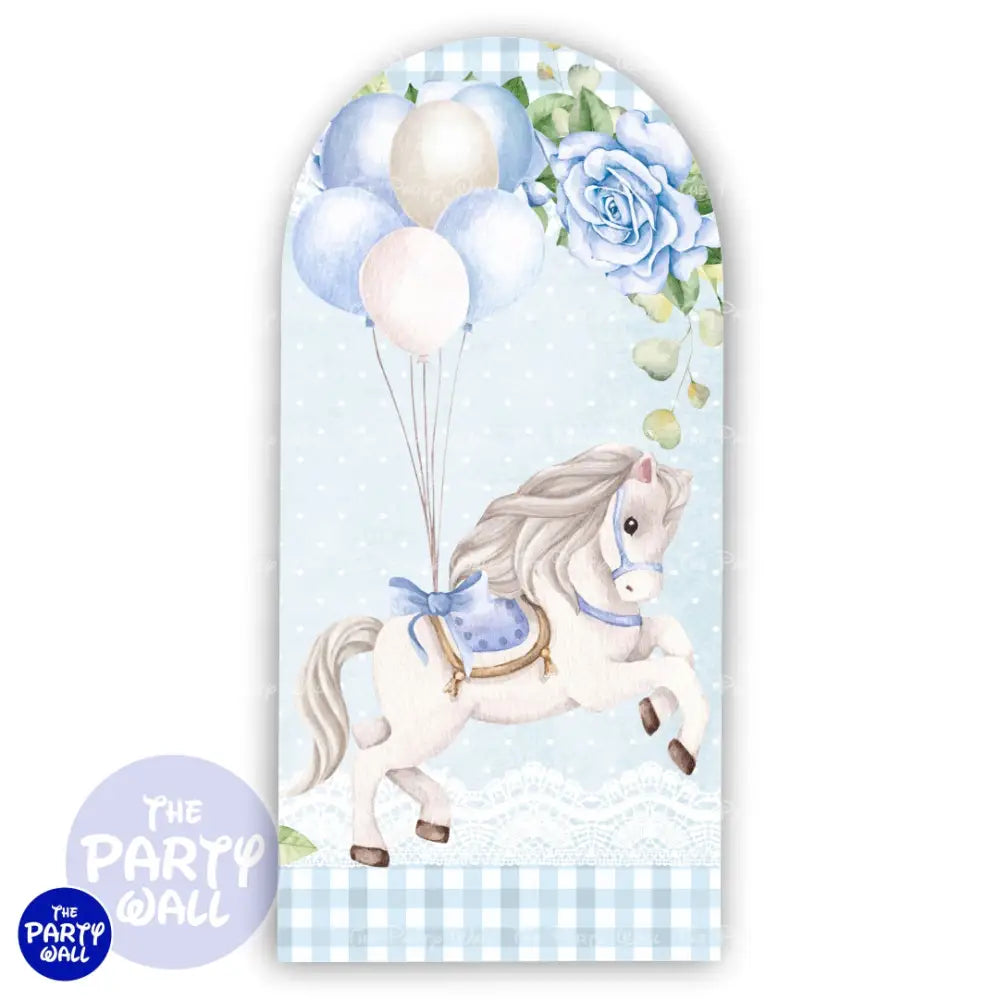 Carrusel Cute - Funda para mampara de punta redonda o rectangular Mampara de punta redonda