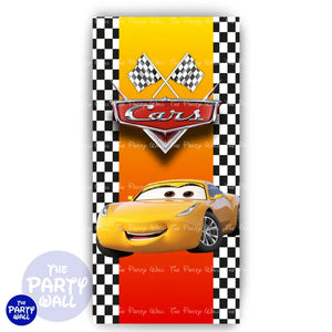 Cars - Funda para mampara de punta redonda o rectangular Mampara de punta redonda