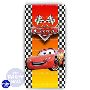 Cars - Funda para mampara de punta redonda o rectangular Mampara de punta redonda