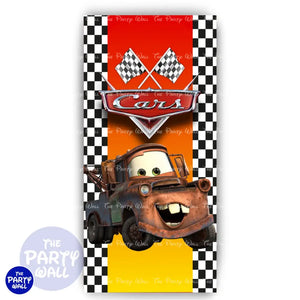 Cars - Funda para mampara de punta redonda o rectangular Mampara de punta redonda