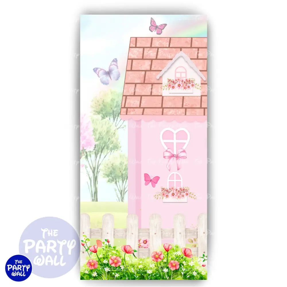 Casita - Funda para mampara de punta redonda o rectangular Mampara de punta redonda