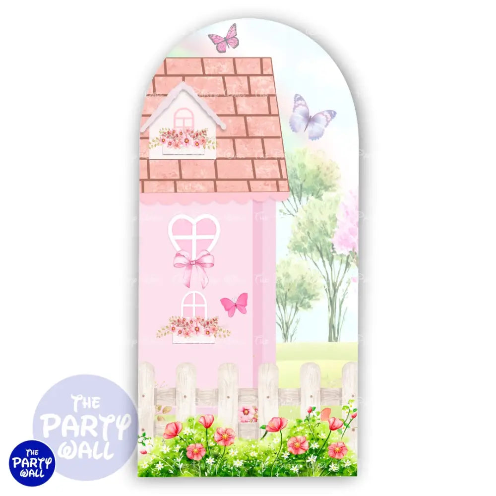 Casita - Funda para mampara de punta redonda o rectangular Mampara de punta redonda