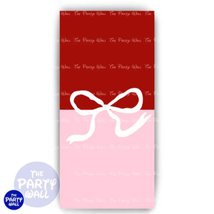 Cereza - Funda para mampara de punta redonda o rectangular Mampara de punta redonda