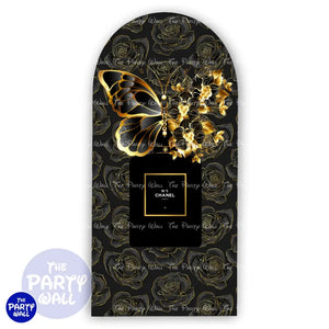 Chanel - Funda para mampara de punta redonda o rectangular Mampara de punta redonda