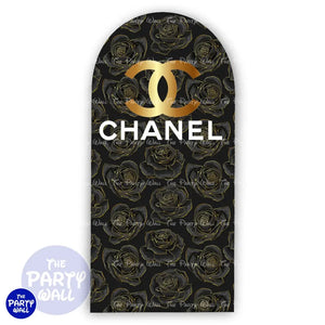 Chanel - Funda para mampara de punta redonda o rectangular Mampara de punta redonda