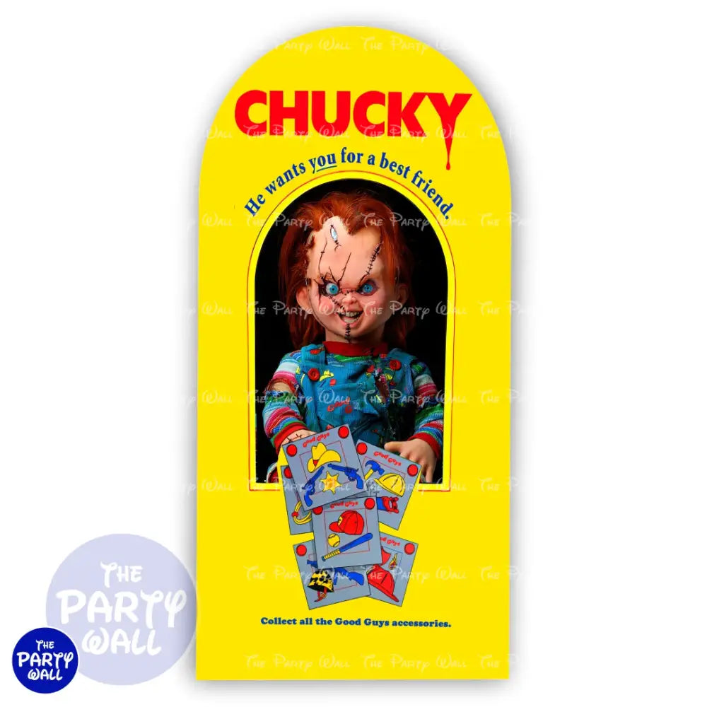 Chucky - Funda para mampara de punta redonda o rectangular Mampara de punta redonda