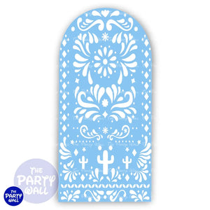 Cielito Lindo - Funda para mampara de punta redonda o rectangular Mampara de punta redonda