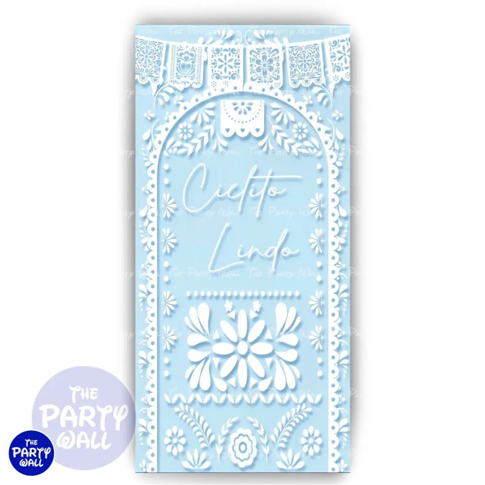 Cielito Lindo - Funda para mampara de punta redonda o rectangular Mampara de punta redonda