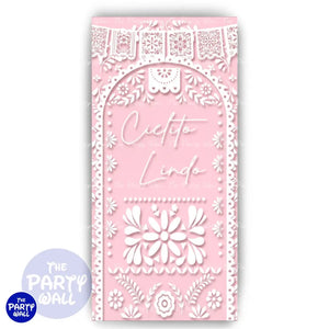 Cielito Lindo - Funda para mampara de punta redonda o rectangular Mampara de punta redonda