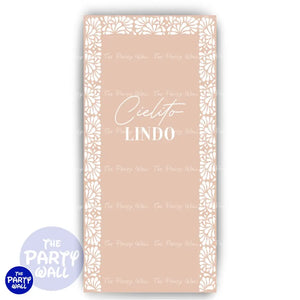 Cielito Lindo - Funda para mampara de punta redonda o rectangular Mampara de punta redonda