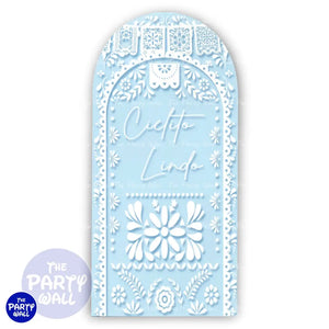 Cielito Lindo - Funda para mampara de punta redonda o rectangular Mampara de punta redonda