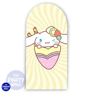 Cinnamoroll - Funda para mampara de punta redonda o rectangular Mampara de punta redonda