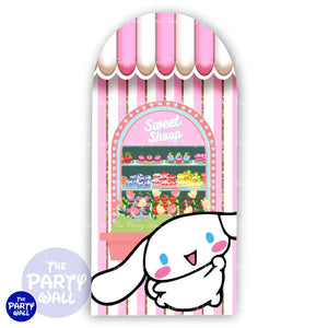 Cinnamoroll - Funda para mampara de punta redonda o rectangular Mampara de punta redonda