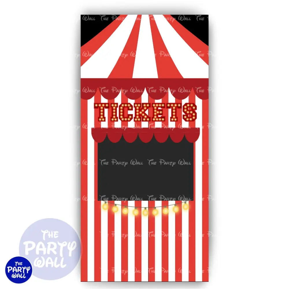 Circo - Funda para mampara de punta redonda o rectangular Mampara de punta redonda