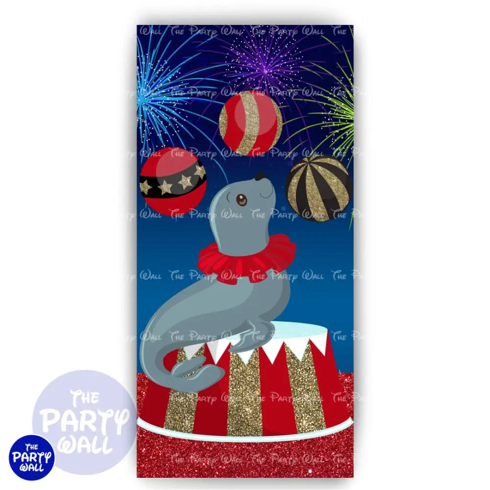 Circo - Funda para mampara de punta redonda o rectangular Mampara de punta redonda