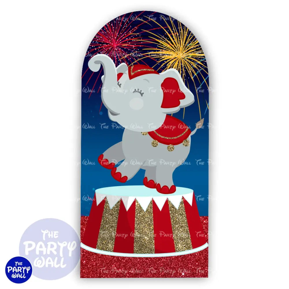 Circo - Funda para mampara de punta redonda o rectangular Mampara de punta redonda