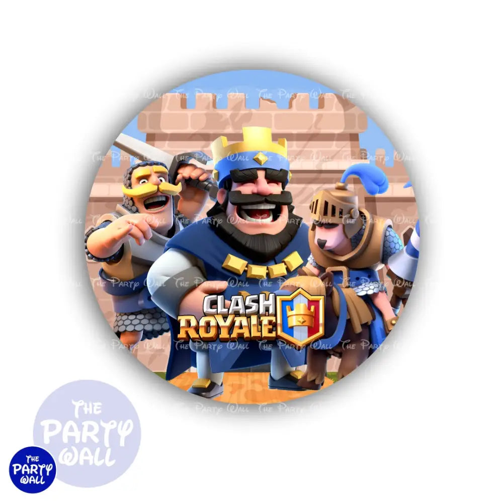 Clash Royale - Funda para mampara circular - Circular