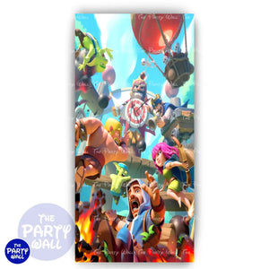 Clash Royale - Funda para mampara de punta redonda o rectangular - Mampara de punta redonda