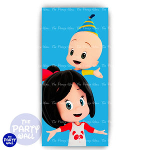 Cleo y Cuquin - Funda para mampara de punta redonda o rectangular Mampara de punta redonda