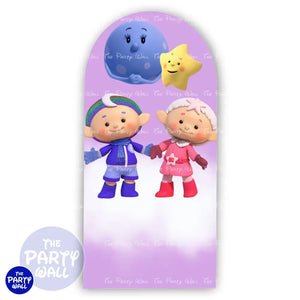 Cloudbabies - Funda para mampara de punta redonda o rectangular Mampara de punta redonda