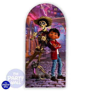 Coco - Funda para mampara de punta redonda o rectangular Mampara de punta redonda