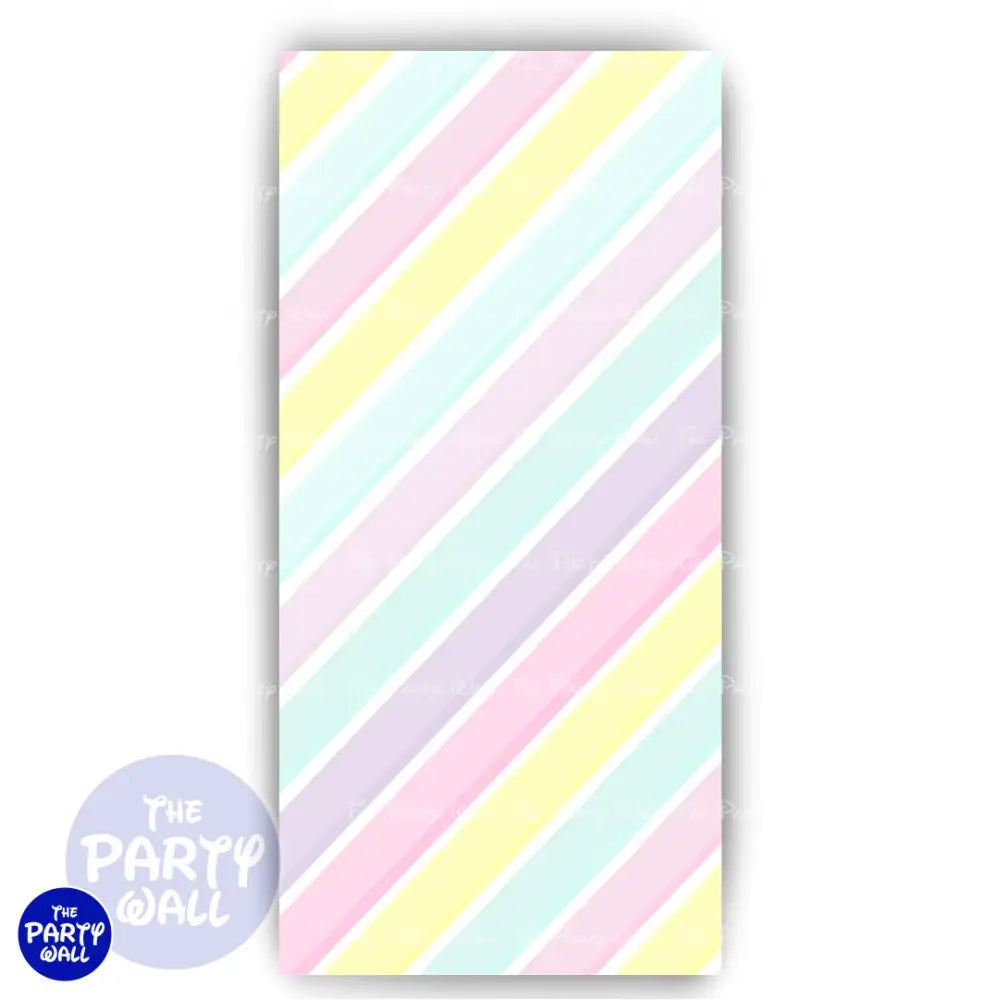 Colores Pasteles - Funda para mampara de punta redonda o rectangular Mampara de punta redonda