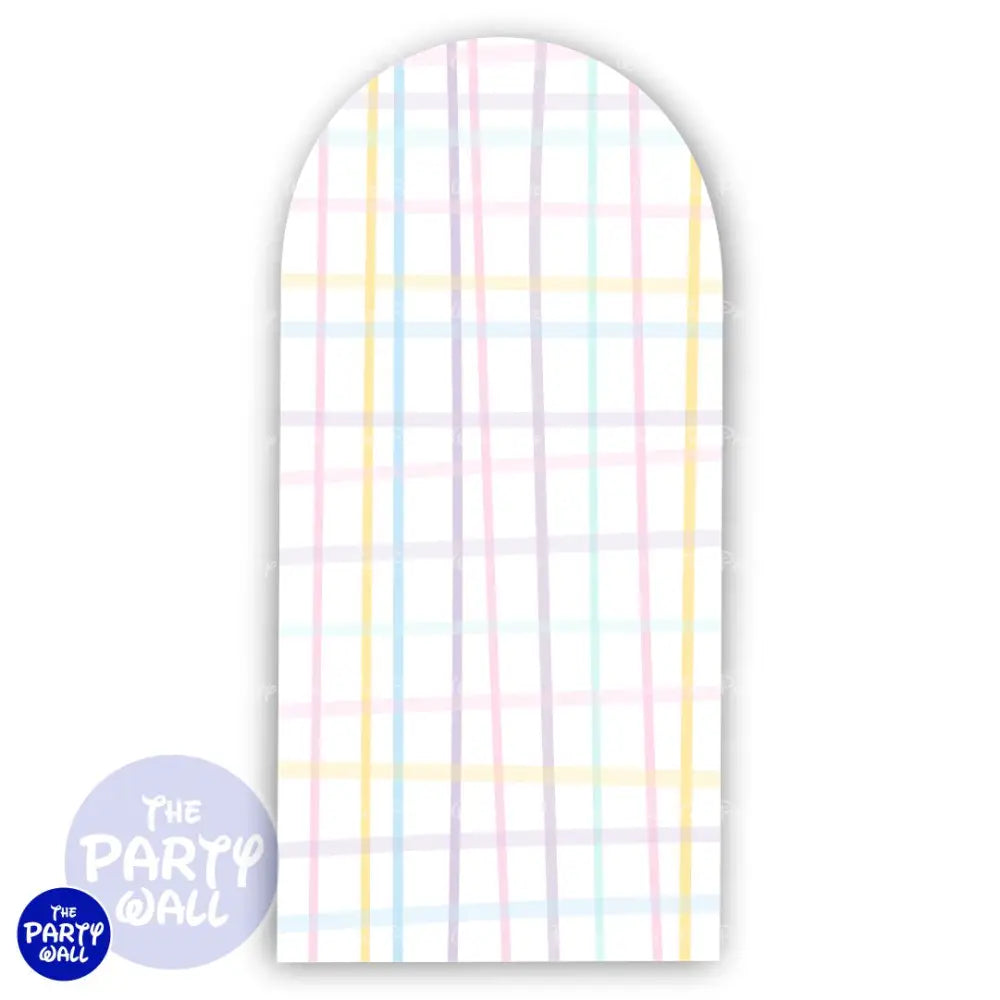 Colores Pasteles - Funda para mampara de punta redonda o rectangular Mampara de punta redonda