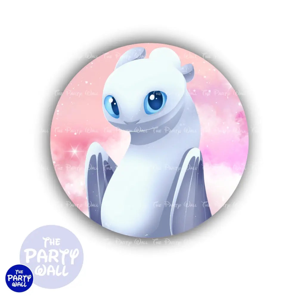 Como entrenar a tu dragón - Funda para mampara circular Circular