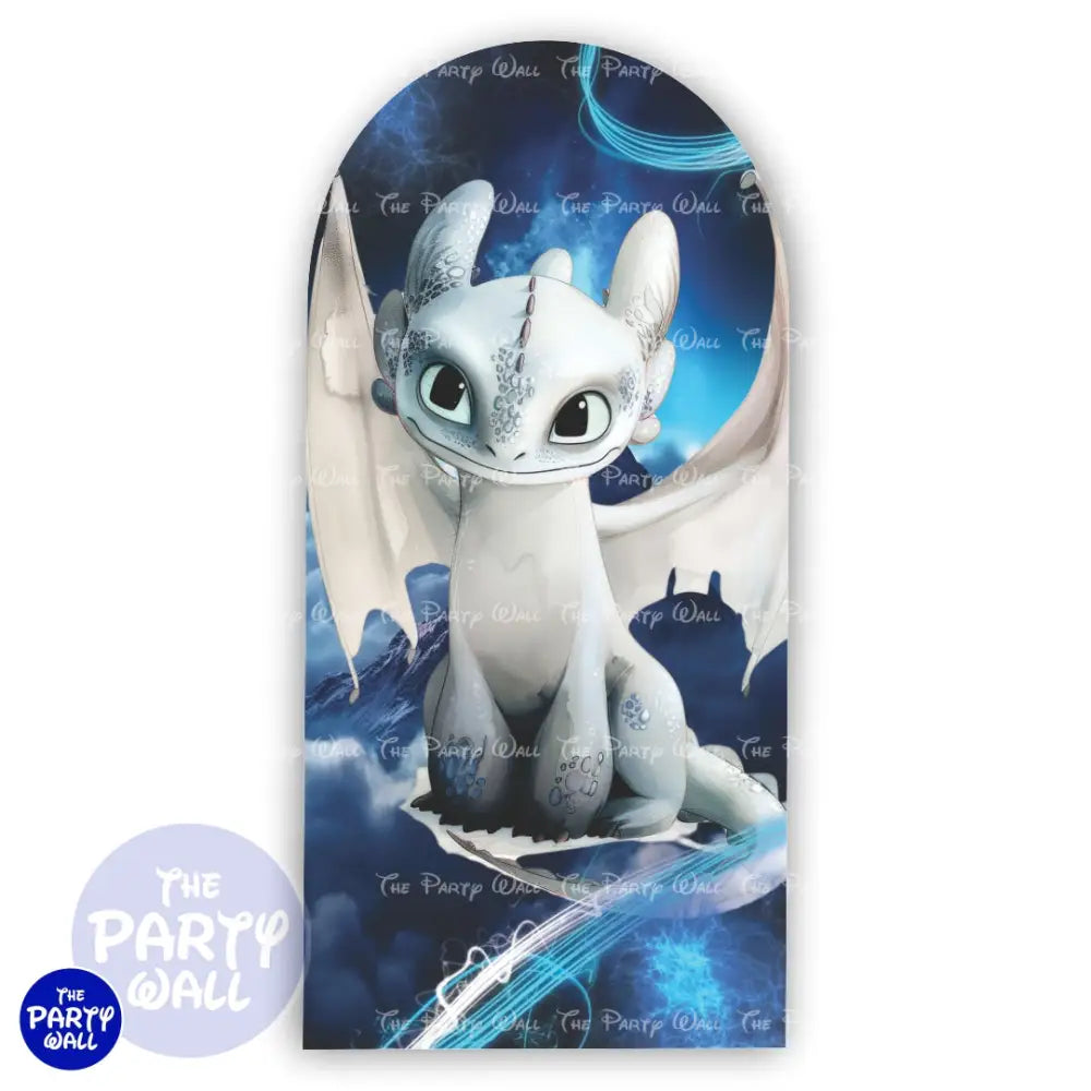 Como entrenar a tu dragón - Funda para mampara de punta redonda o rectangular Mampara de punta redonda