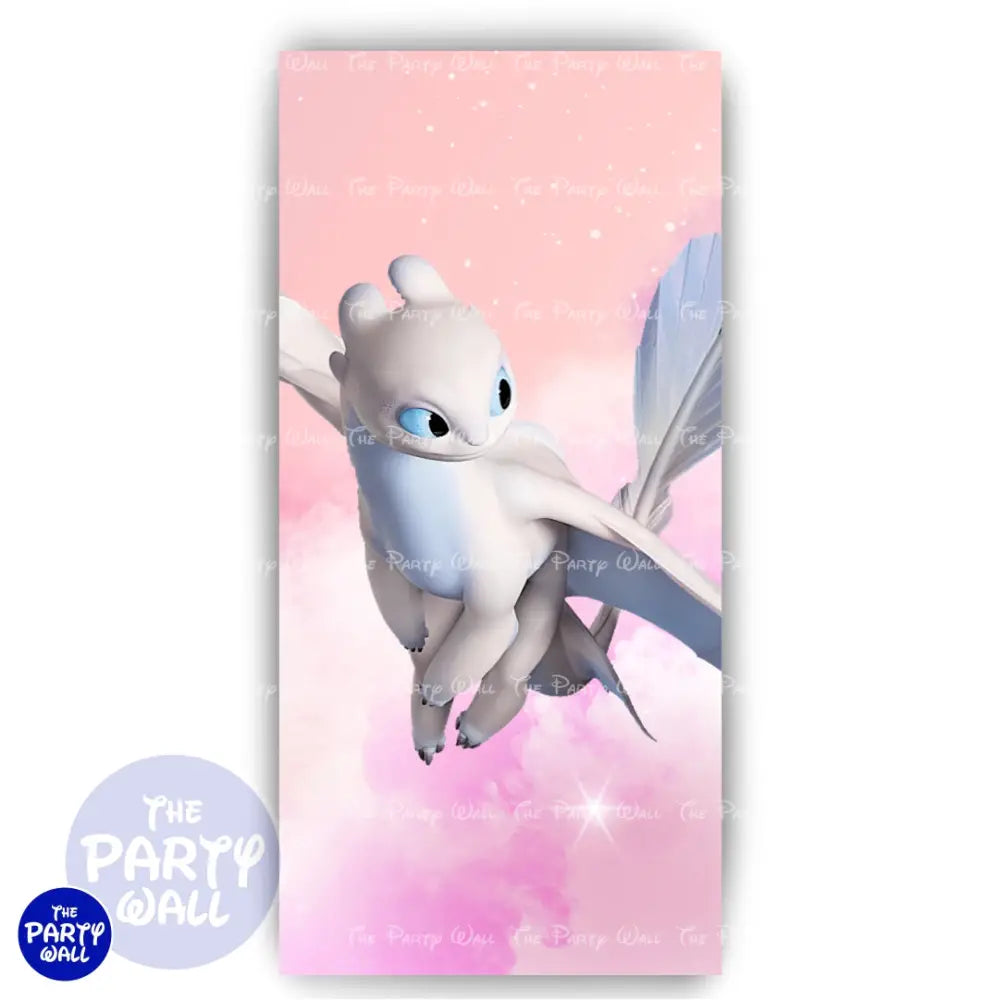 Como entrenar a tu dragón - Funda para mampara de punta redonda o rectangular Mampara de punta redonda