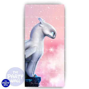 Como entrenar a tu dragón - Funda para mampara de punta redonda o rectangular Mampara de punta redonda