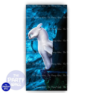 Como entrenar a tu dragón - Funda para mampara de punta redonda o rectangular Mampara de punta redonda