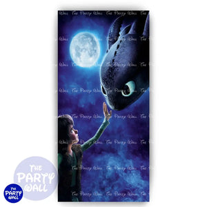 Como entrenar a tu dragón - Funda para mampara de punta redonda o rectangular Mampara de punta redonda