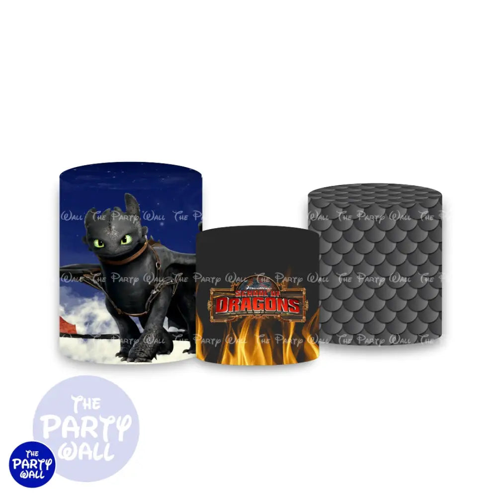 Como entrenar a tu dragón - Fundas para cilindros Cilindros