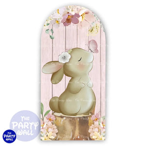 Conejo Cute - Funda para mampara de punta redonda o rectangular Mampara de punta redonda