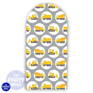 Construcción - Funda para mampara de punta redonda o rectangular Mampara de punta redonda