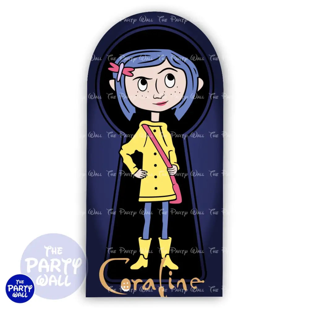 Coraline - Funda para mampara de punta redonda o rectangular Mampara de punta redonda