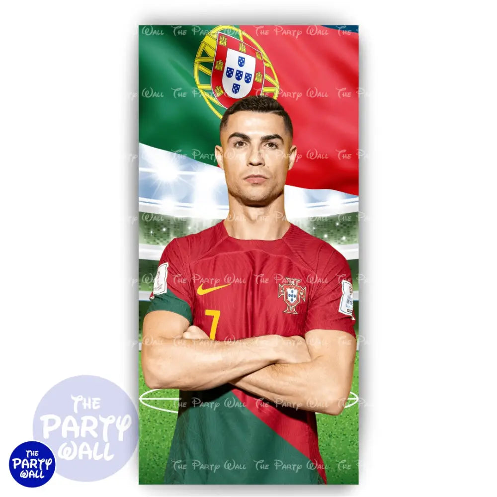 Cristiano Ronaldo - Funda para mampara de punta redonda o rectangular Mampara de punta redonda