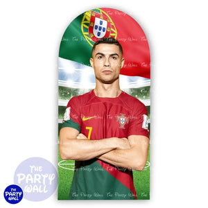 Cristiano Ronaldo - Funda para mampara de punta redonda o rectangular Mampara de punta redonda