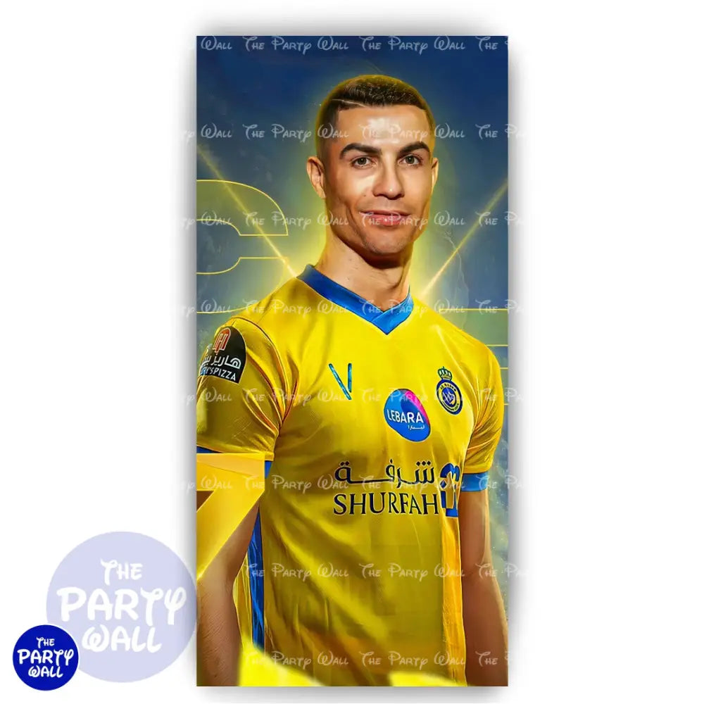 Cristiano Ronaldo - Funda para mampara de punta redonda o rectangular Mampara de punta redonda