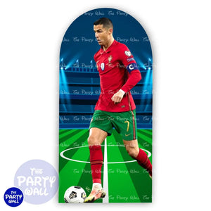 Cristiano Ronaldo - Funda para mampara de punta redonda o rectangular Mampara de punta redonda