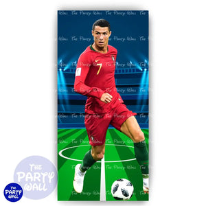 Cristiano Ronaldo - Funda para mampara de punta redonda o rectangular Mampara de punta redonda