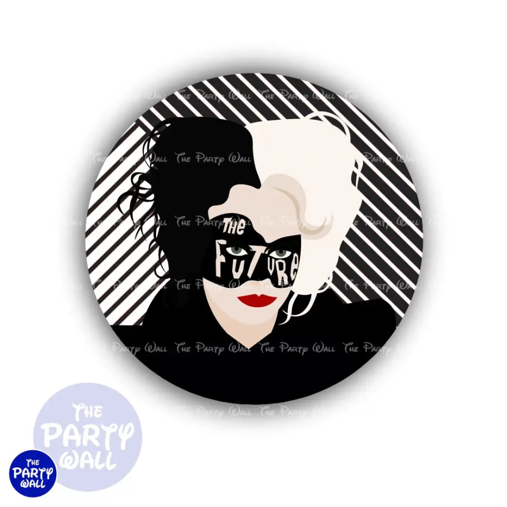 Cruella de Vil - Funda para mampara circular Circular