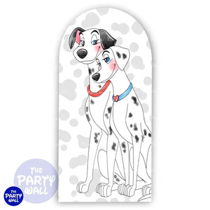 Dálmatas 101 - Funda para mampara de punta redonda o rectangular Mampara de punta redonda