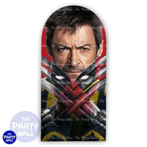 Deadpool y Wolverine - Funda para mampara de punta redonda o rectangular Mampara de punta redonda