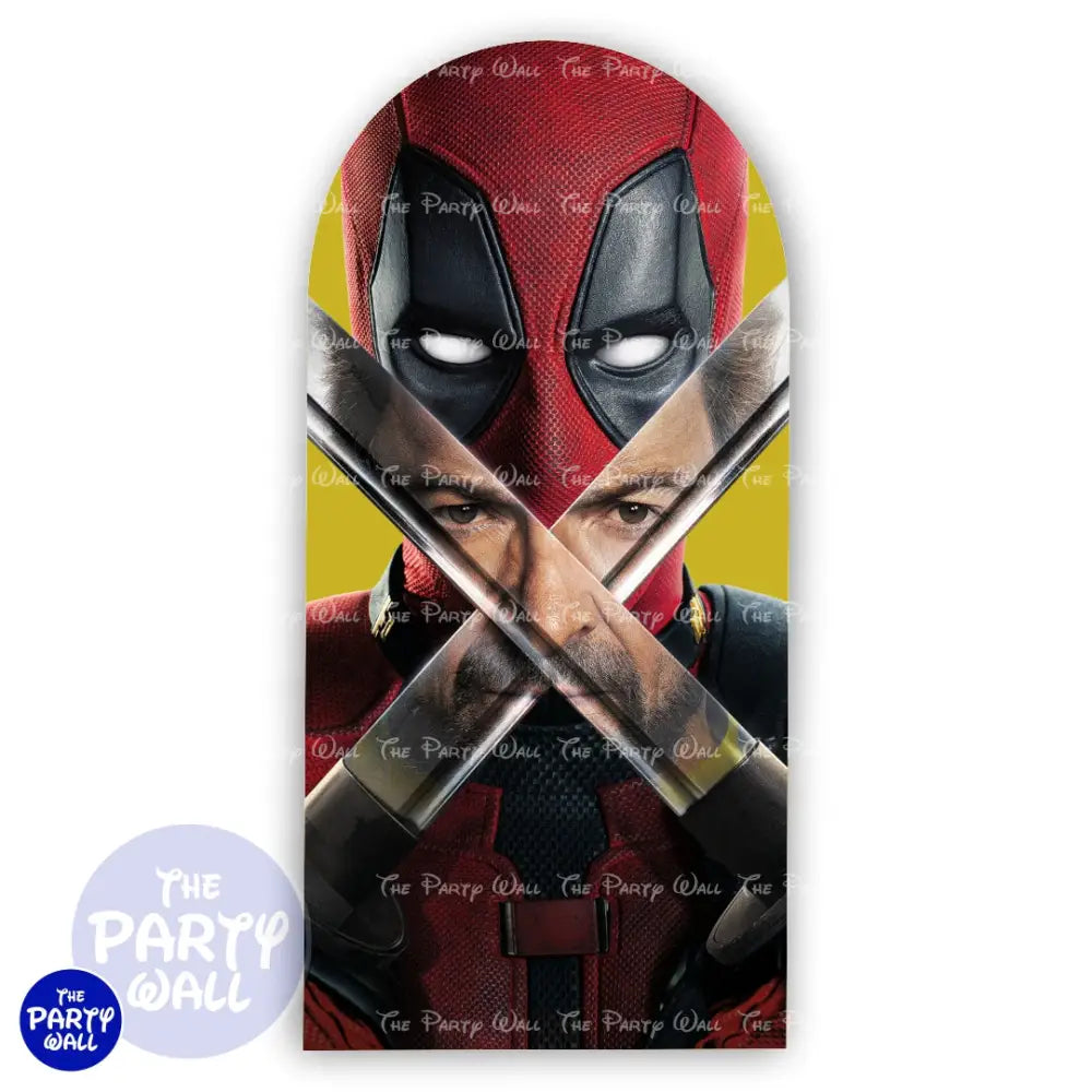 Deadpool y Wolverine - Funda para mampara de punta redonda o rectangular Mampara de punta redonda