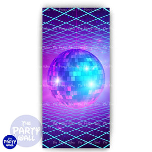 Década de los 80s - Funda para mampara de punta redonda o rectangular Mampara de punta redonda